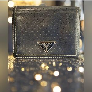 Prada Black Leather Wallet